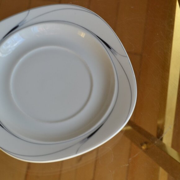 Vintage Mikasa Fine China CAVIAR L5806 Flat Saucer - Picture 3 of 7